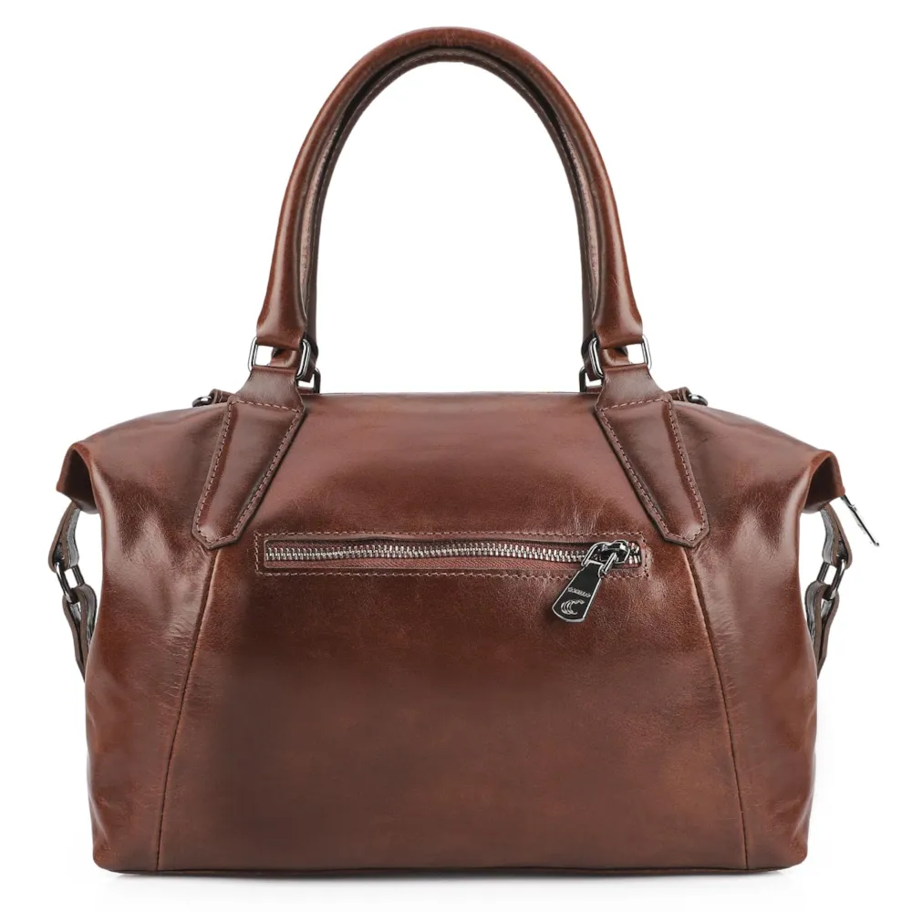Bolsa Tote Couro Marrom - imagem 3