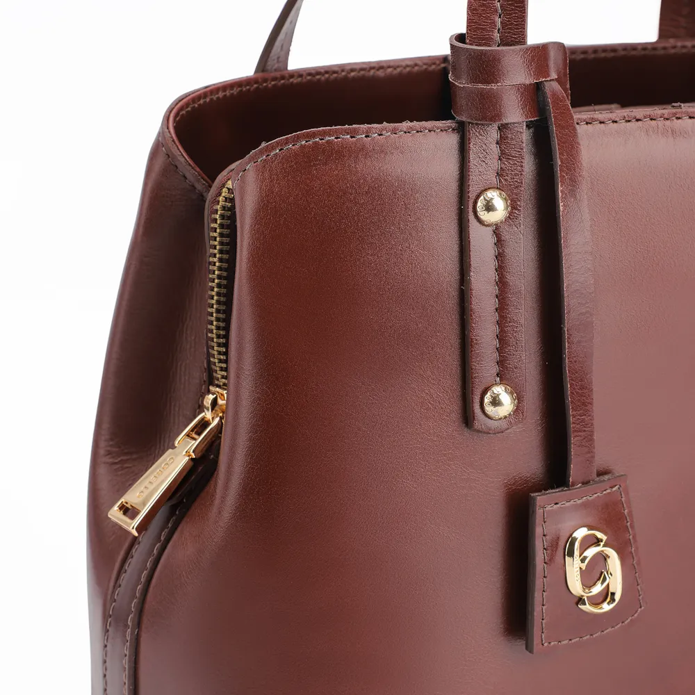 Bolsa Tote Couro Marrom - imagem 6