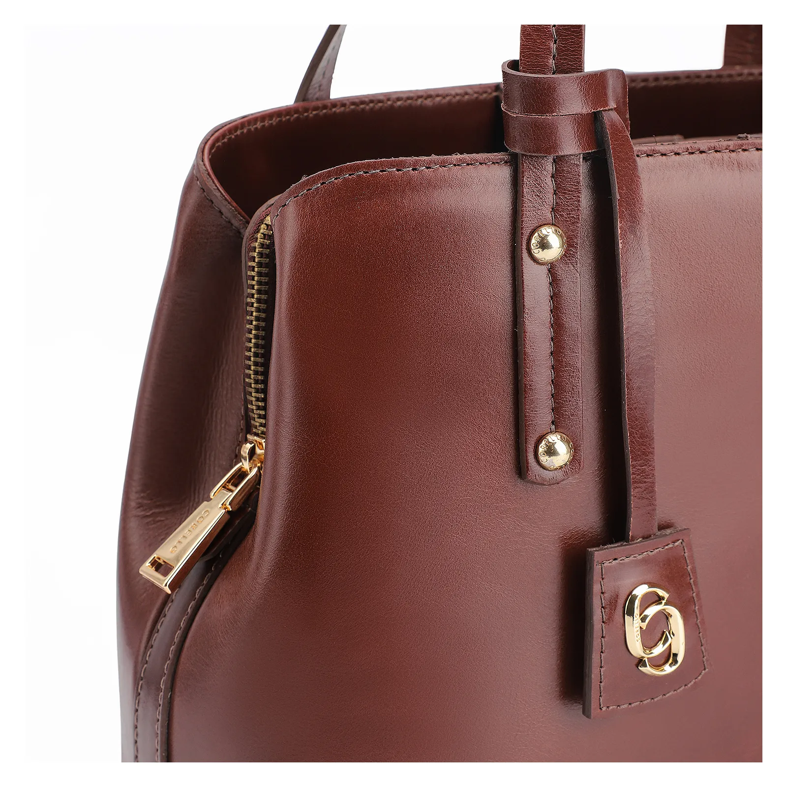 Bolsa Tote Couro Marrom