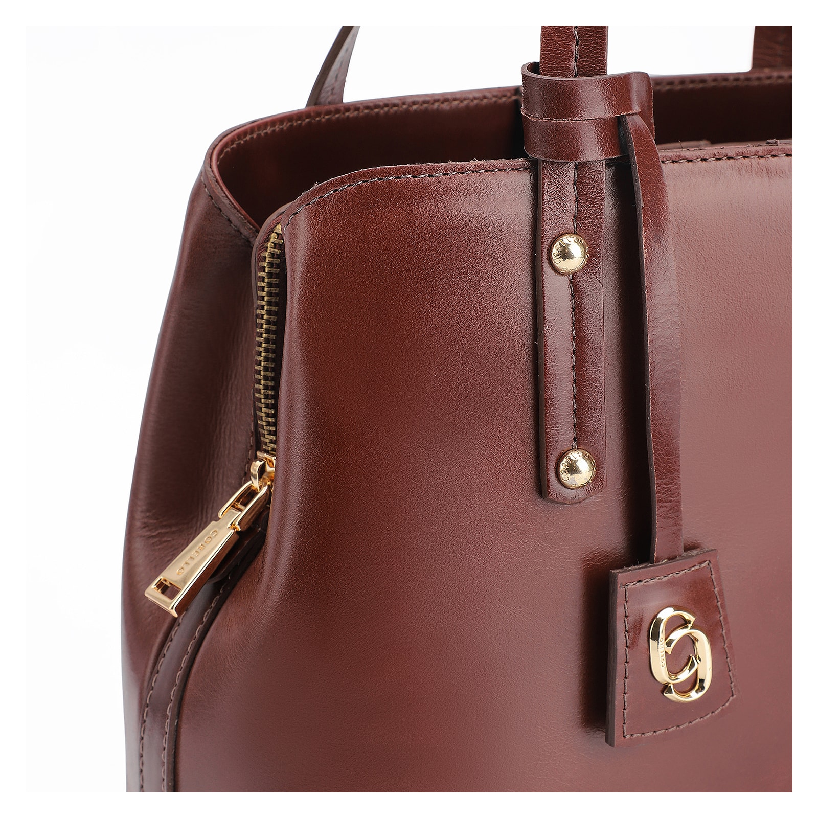 Bolsa Tote Couro Marrom