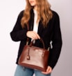 Bolsa Tote Couro Marrom - imagem 9