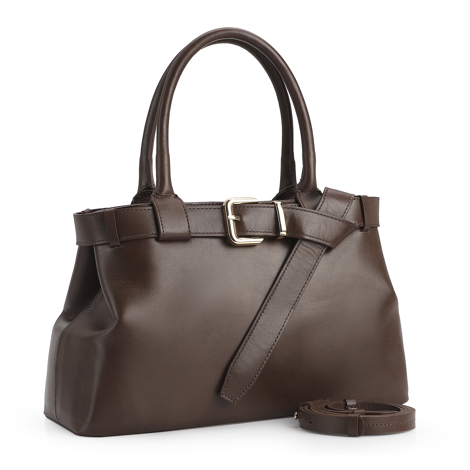 Bolsa Tote Couro Marrom