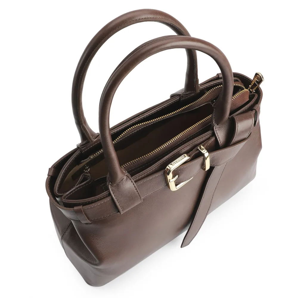 Bolsa Tote Couro Marrom - imagem 5