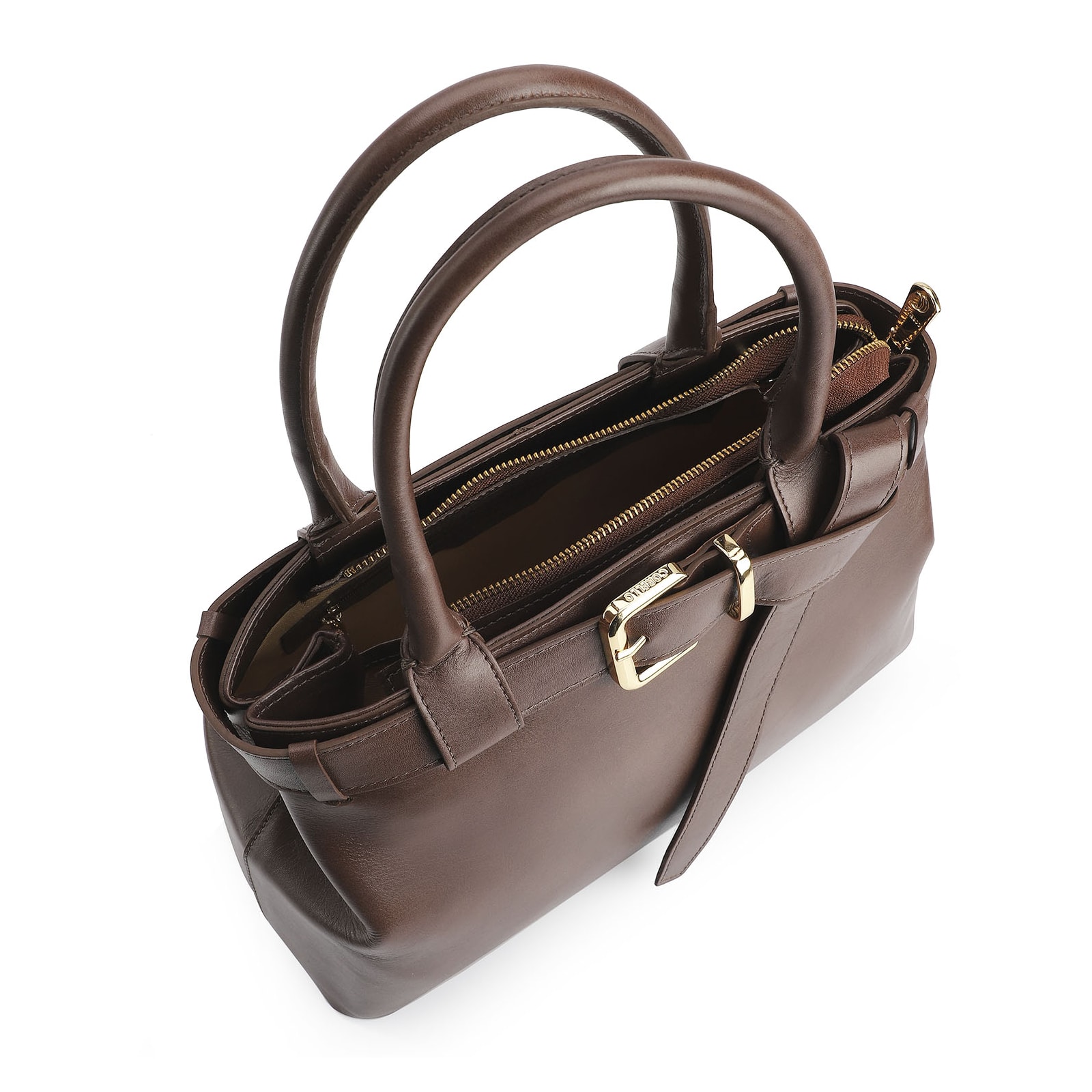Bolsa Tote Couro Marrom