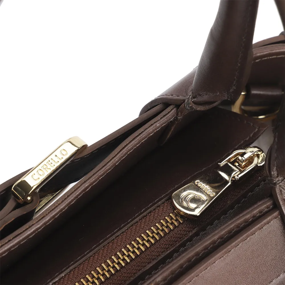 Bolsa Tote Couro Marrom - imagem 6