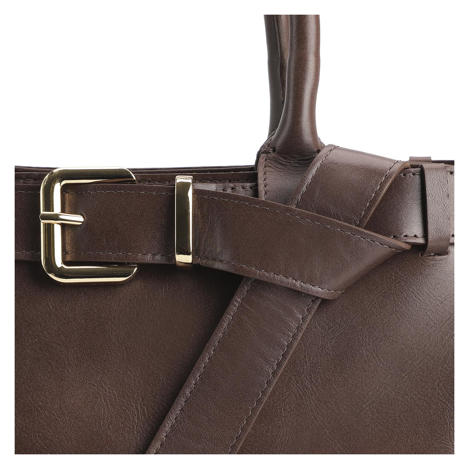 Bolsa Tote Couro Marrom