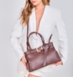 Bolsa Tote Couro Marrom - imagem 8