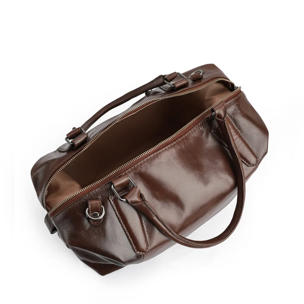 Bolsa Tote Couro Marrom - imagem 4