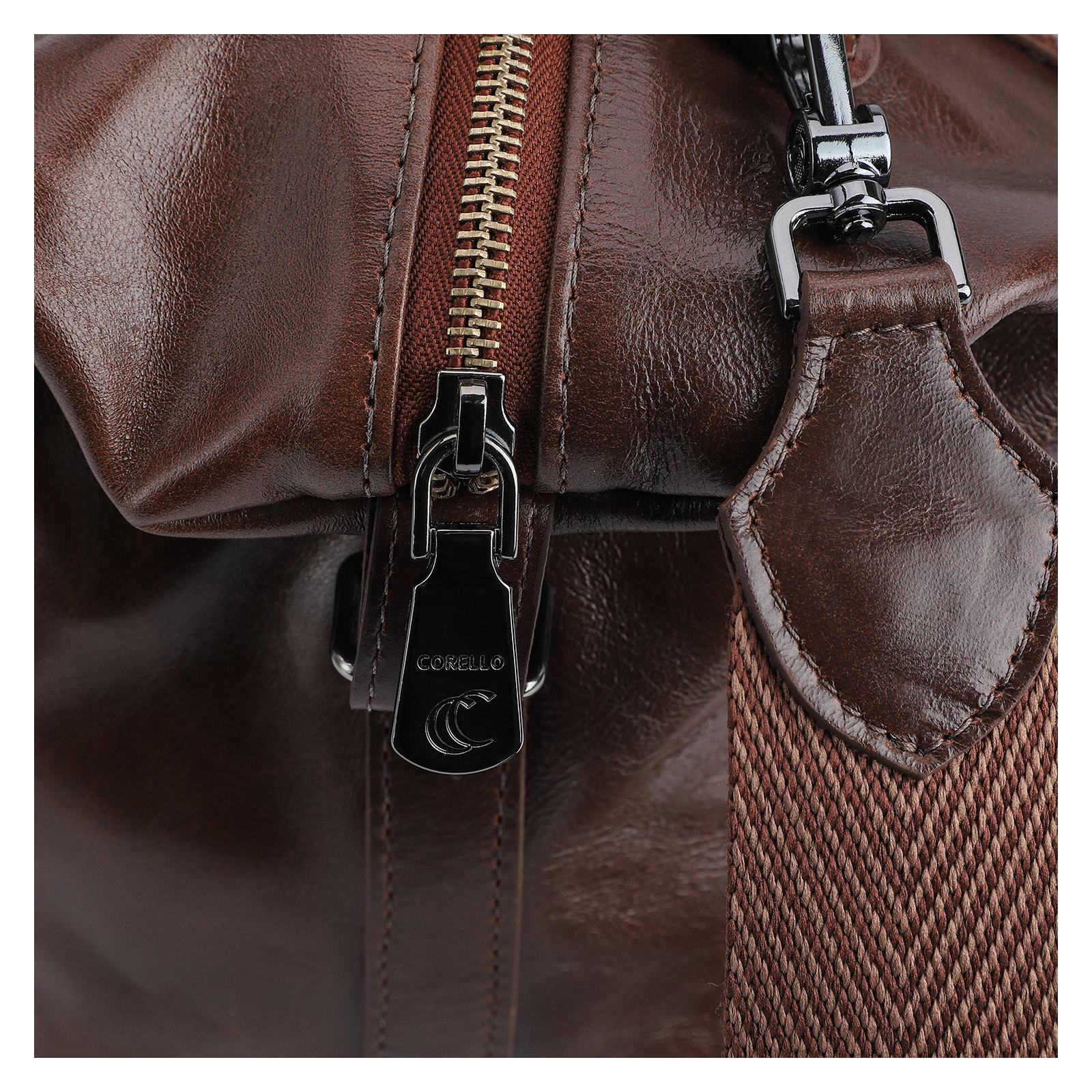 Bolsa Tote Couro Marrom