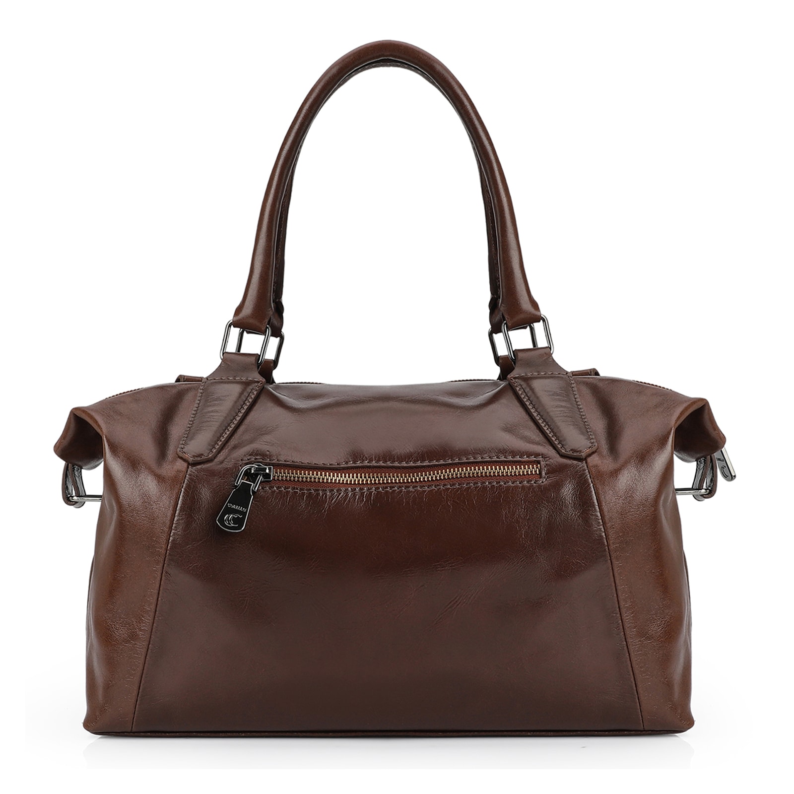 Bolsa Tote Couro Marrom