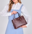 Bolsa Tote Couro Marrom - imagem 2