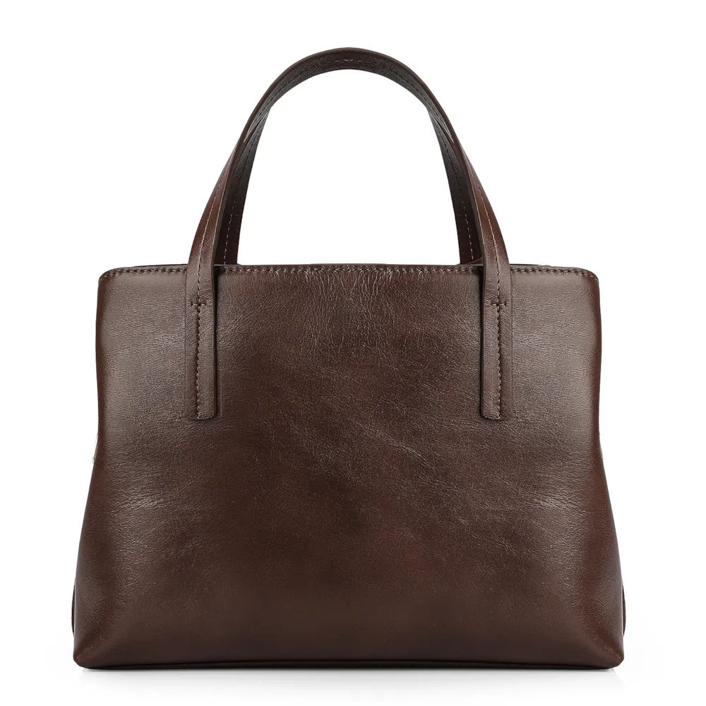Bolsa Tote Couro Marrom - imagem 4