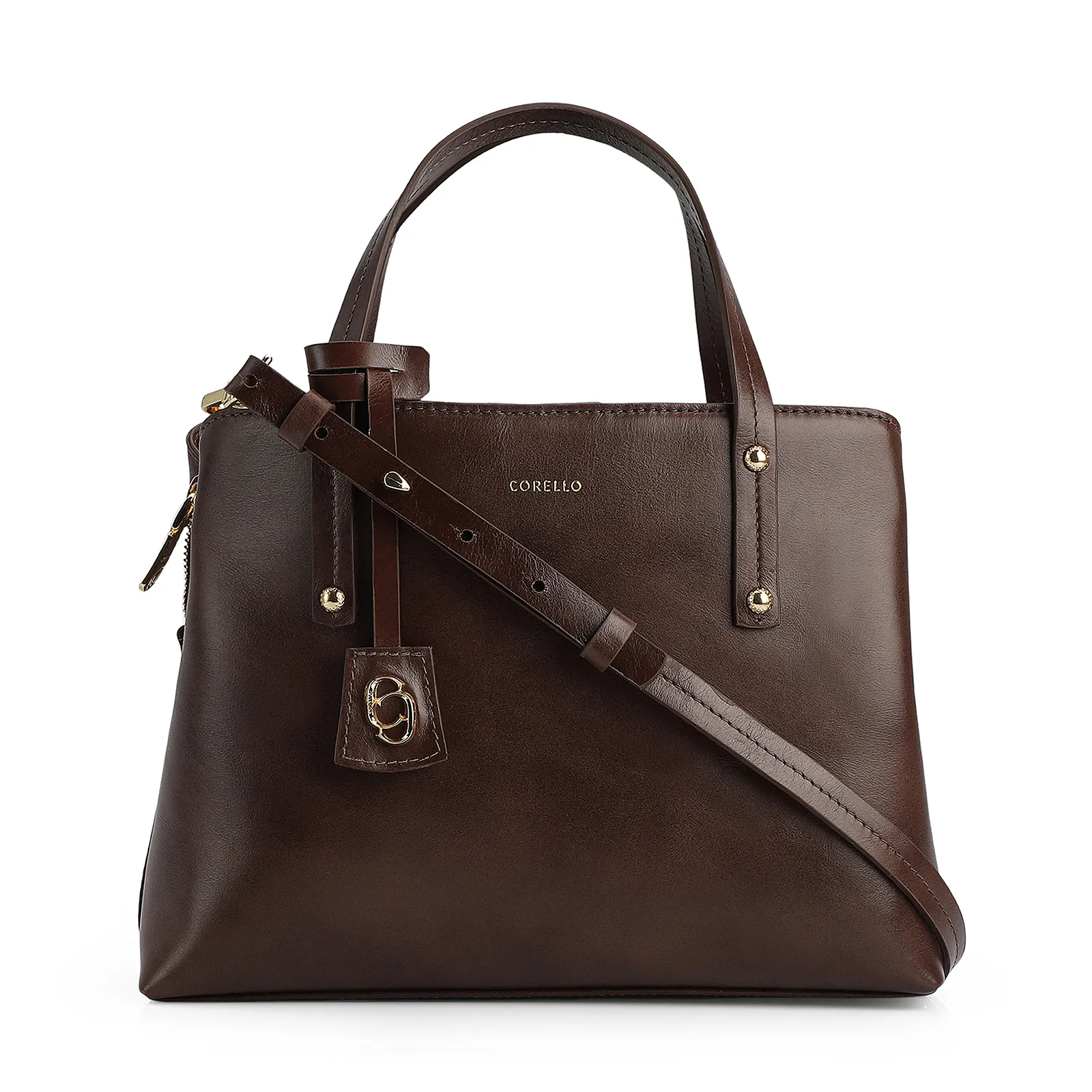 Bolsa Tote Couro Marrom