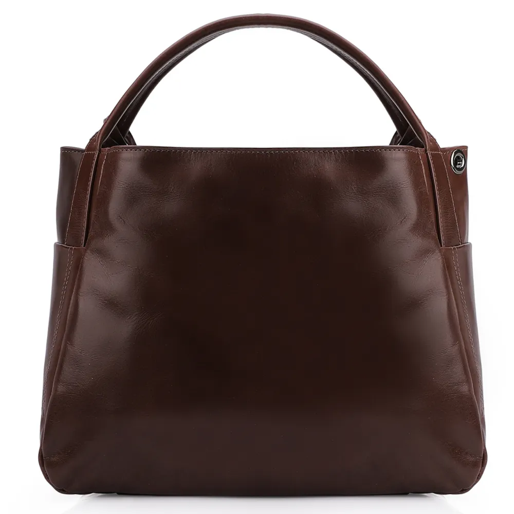 Bolsa Tote Couro Marrom - imagem 3