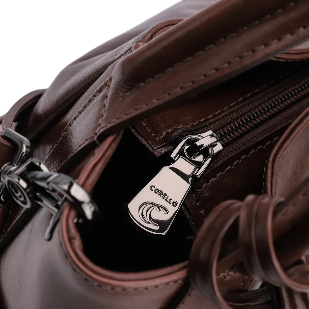 Bolsa Tote Couro Marrom - imagem 5