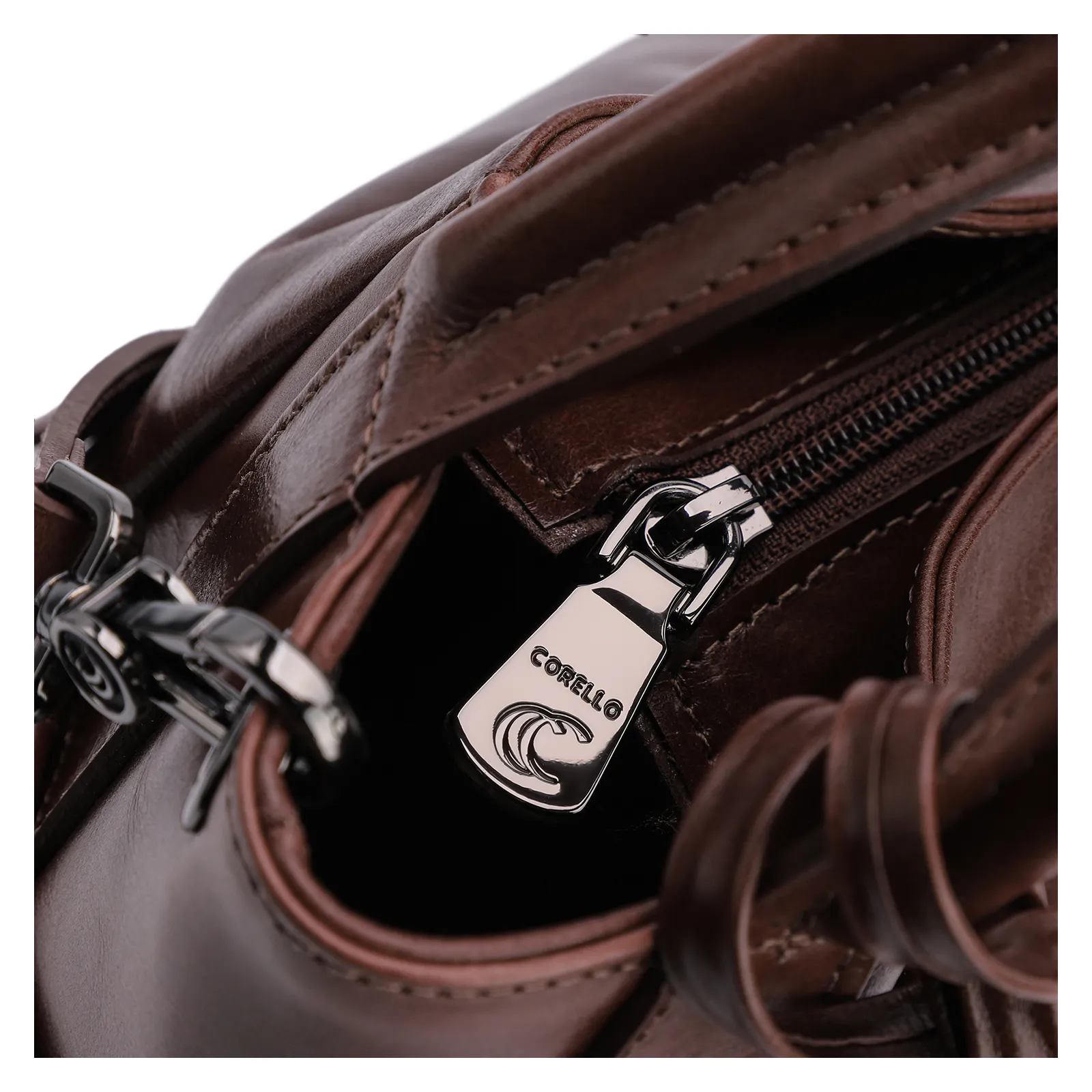 Bolsa Tote Couro Marrom