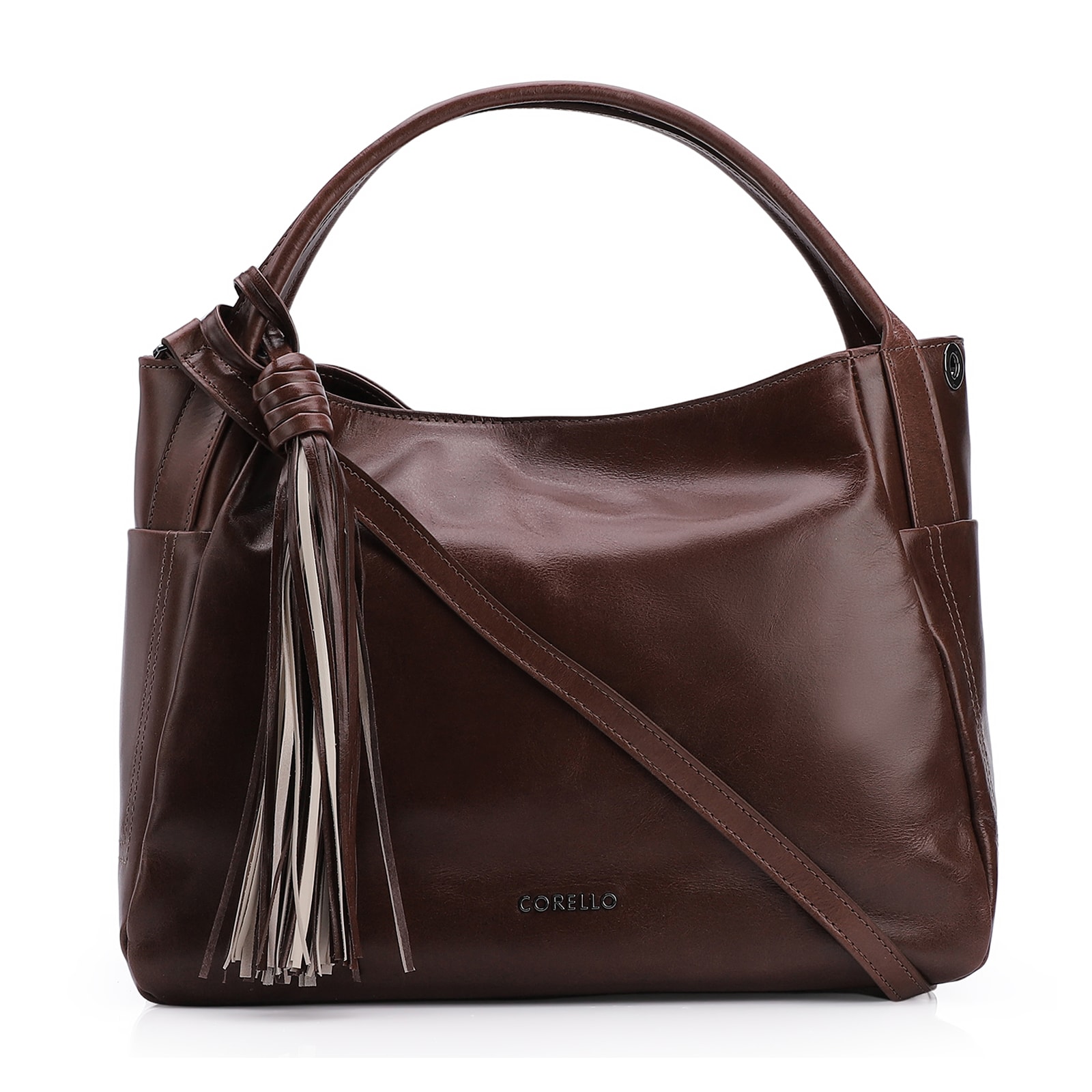 Bolsa Tote Couro Marrom