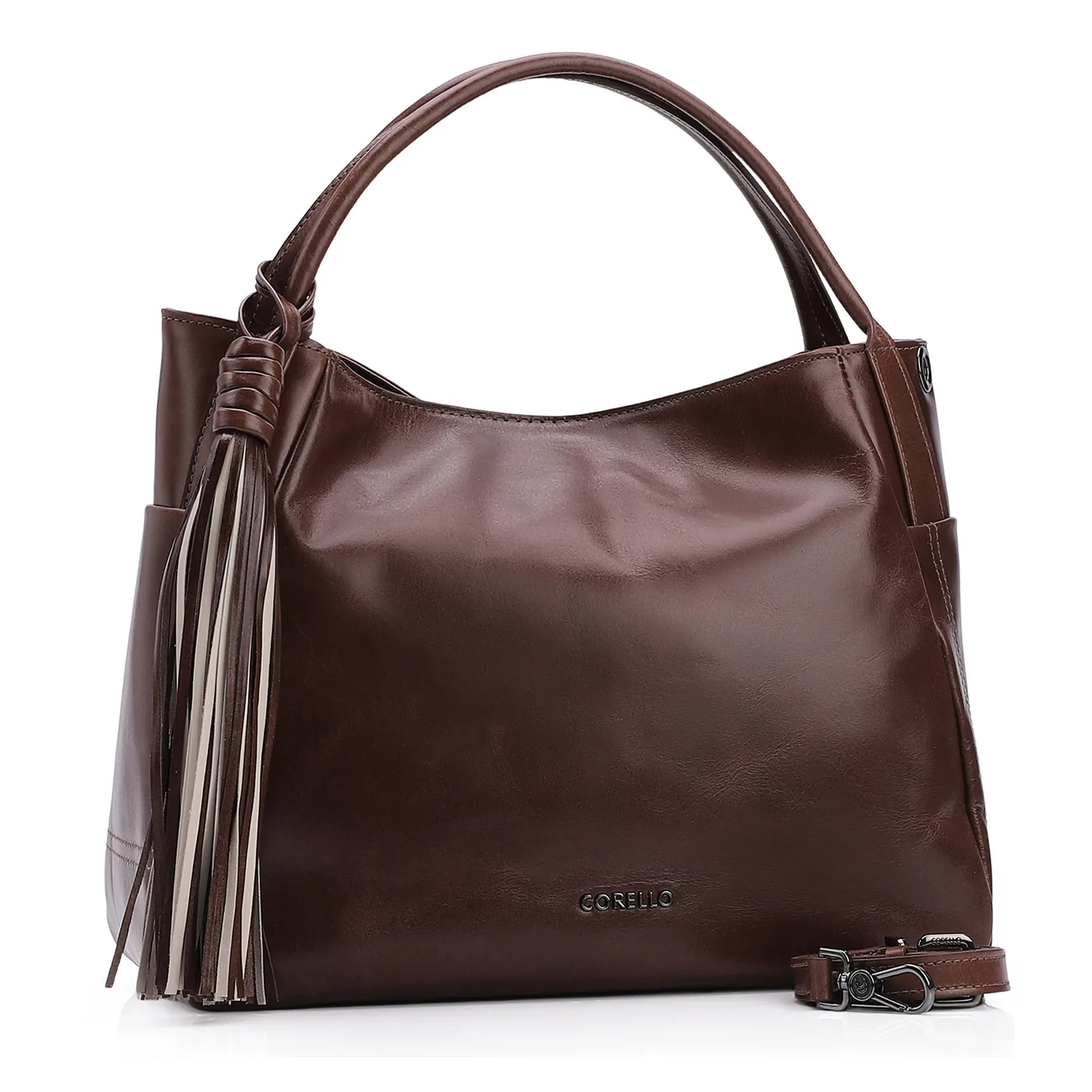 Bolsa Tote Couro Marrom