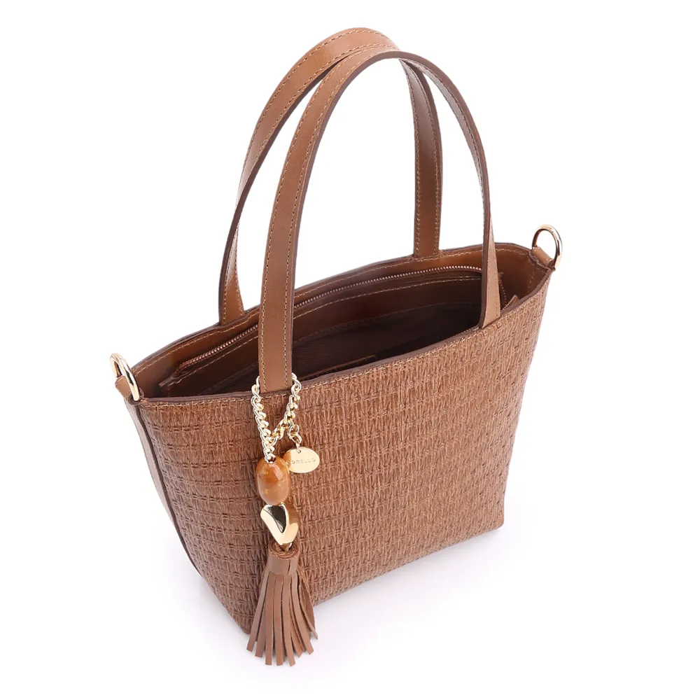 Bolsa Tote Couro Marrom - imagem 5
