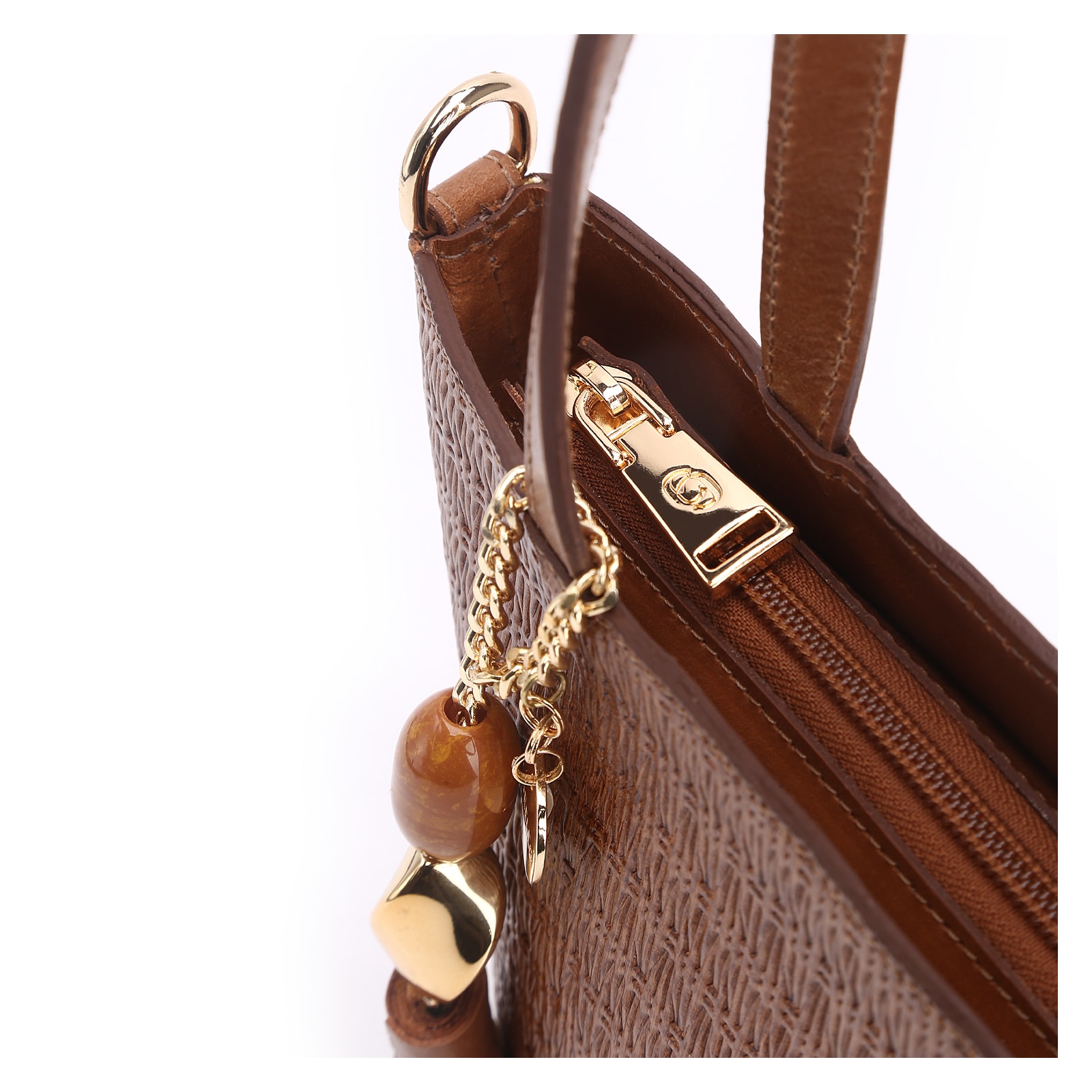 Bolsa Tote Couro Marrom