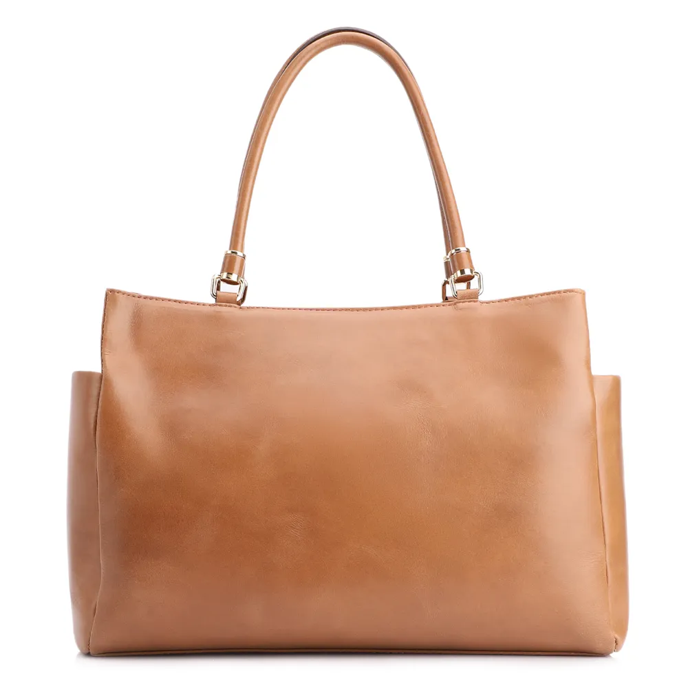 Bolsa Tote Couro Marrom - imagem 3