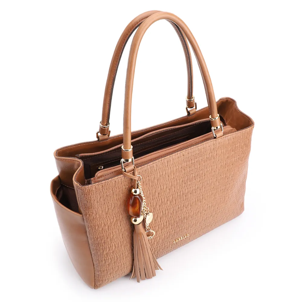 Bolsa Tote Couro Marrom - imagem 4