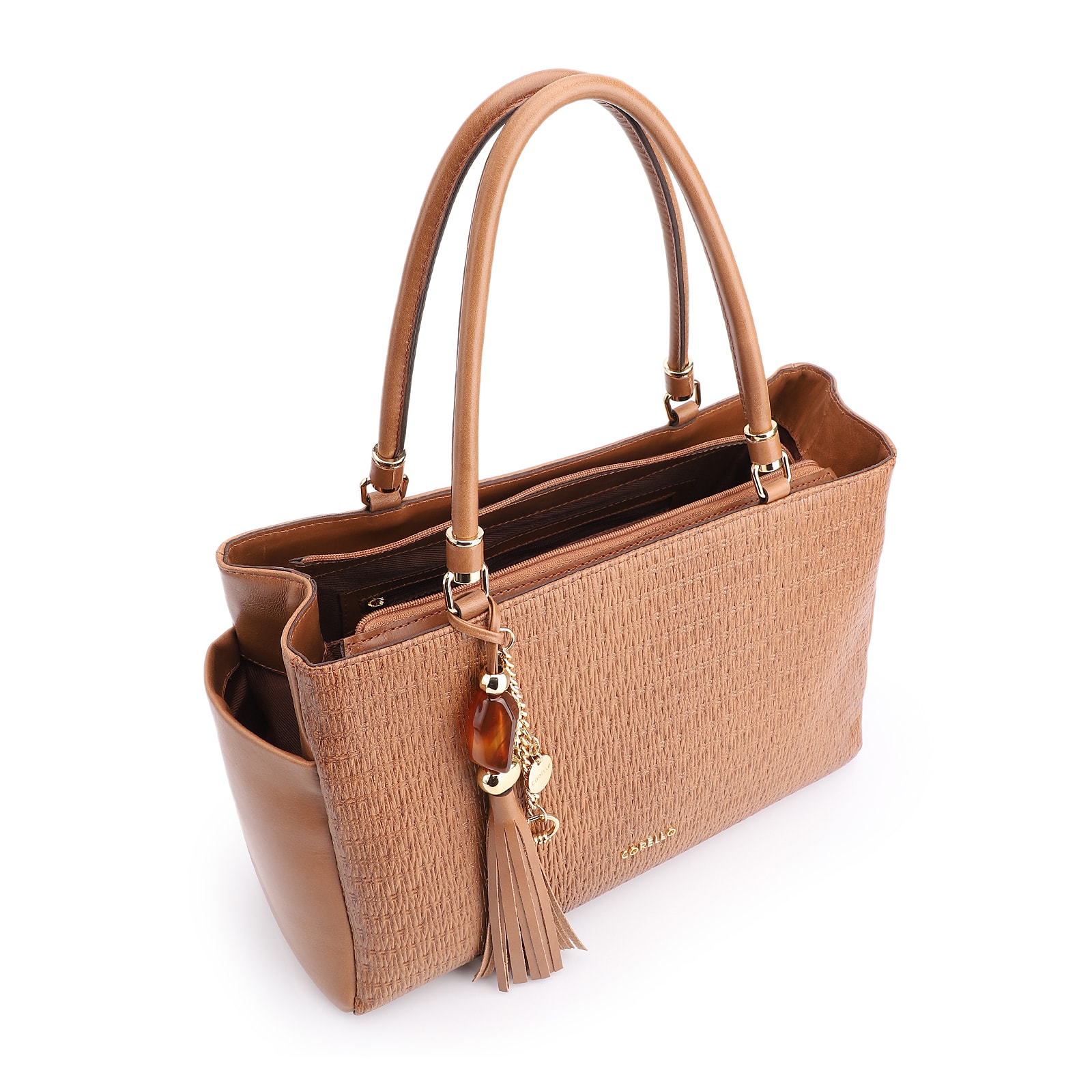 Bolsa Tote Couro Marrom