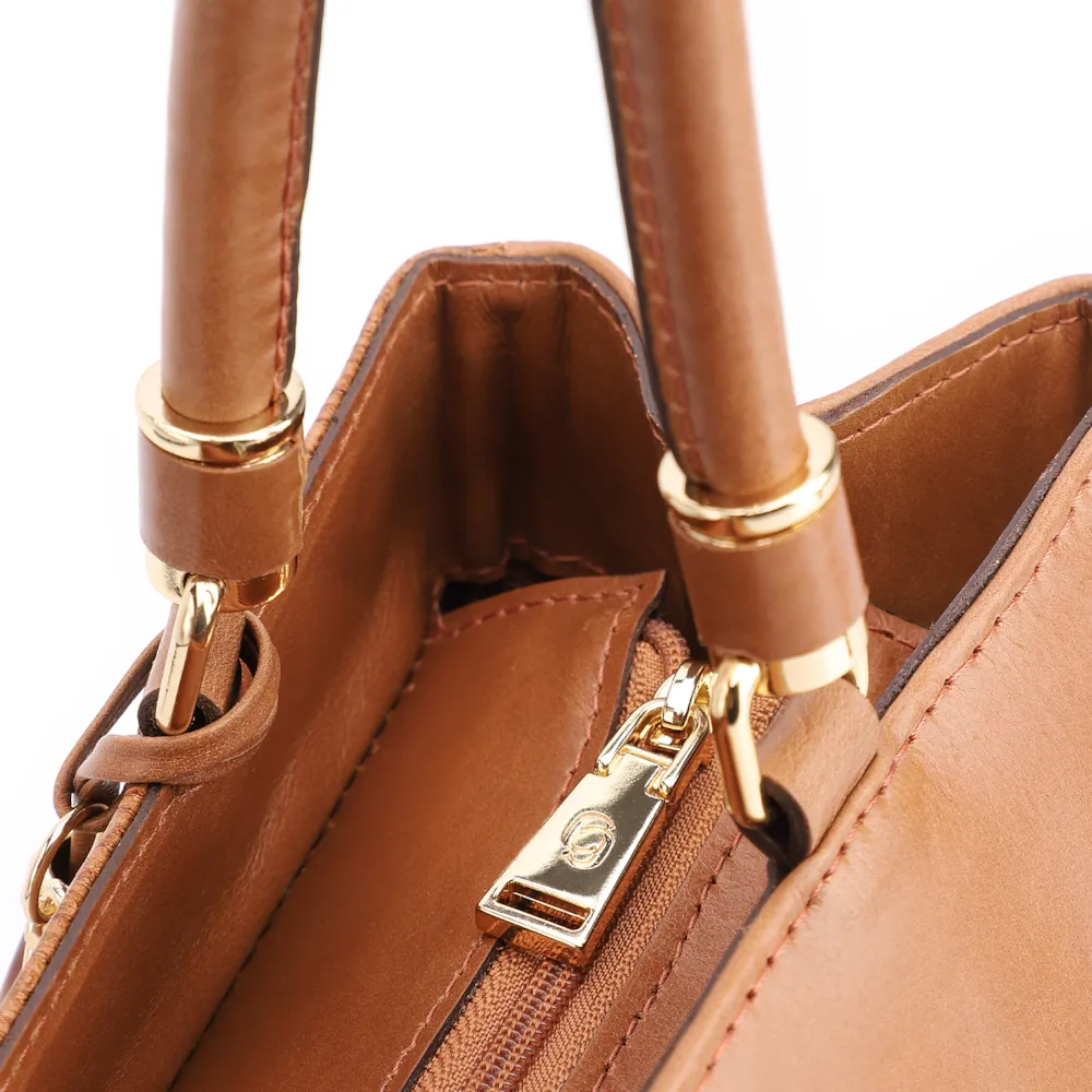 Bolsa Tote Couro Marrom - imagem 5