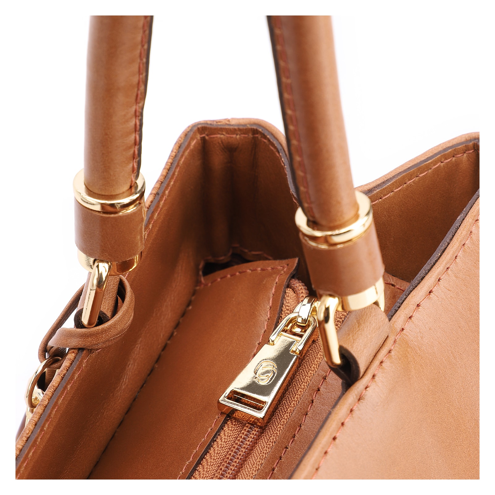 Bolsa Tote Couro Marrom