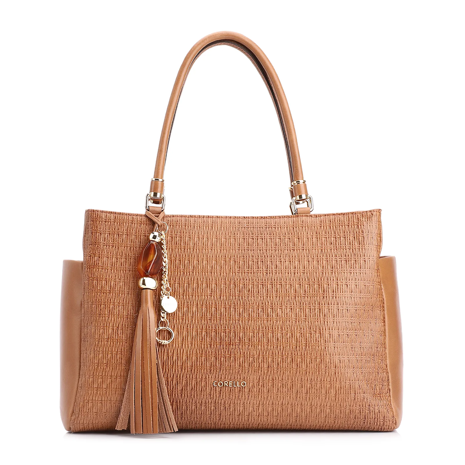 Bolsa Tote Couro Marrom