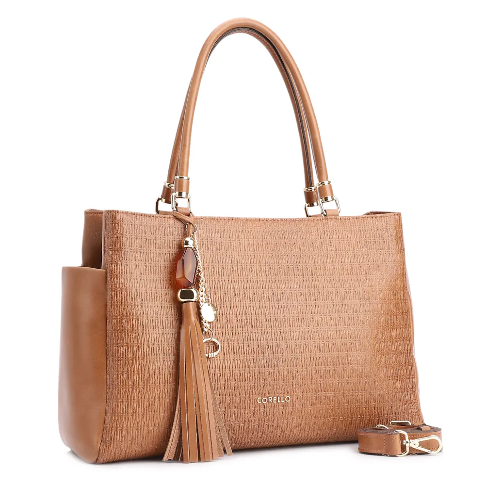Bolsa Tote Couro Marrom - imagem 2