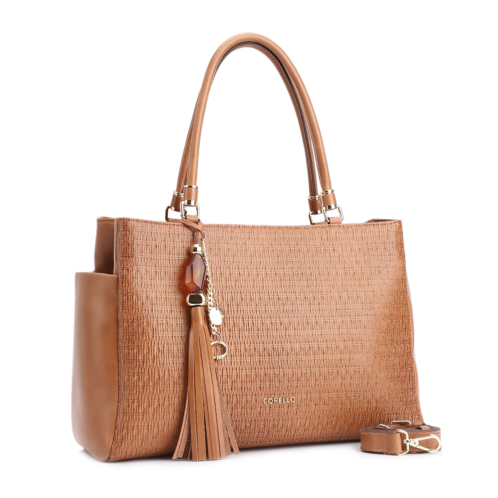 Bolsa Tote Couro Marrom