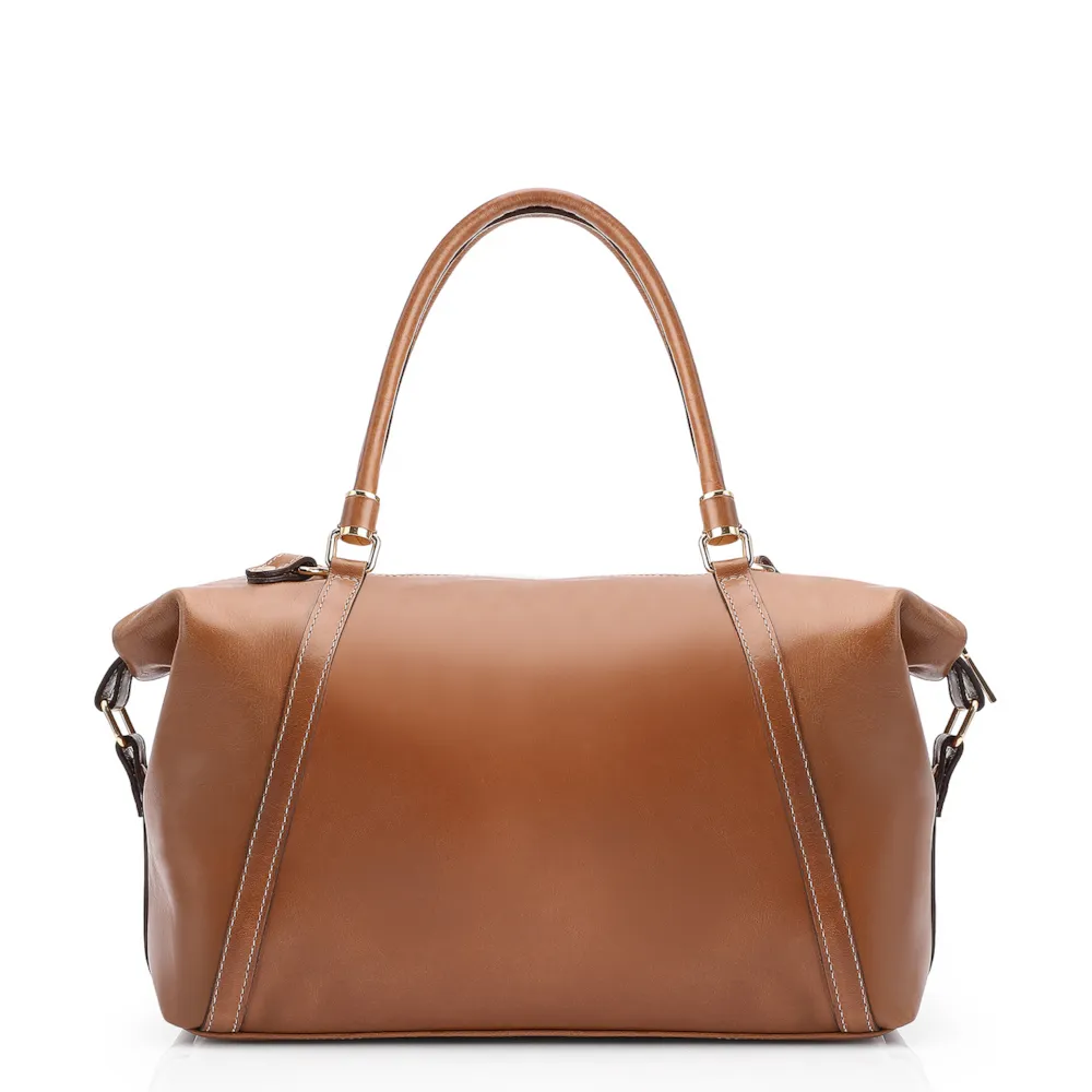 Bolsa Tote Couro Marrom - imagem 4