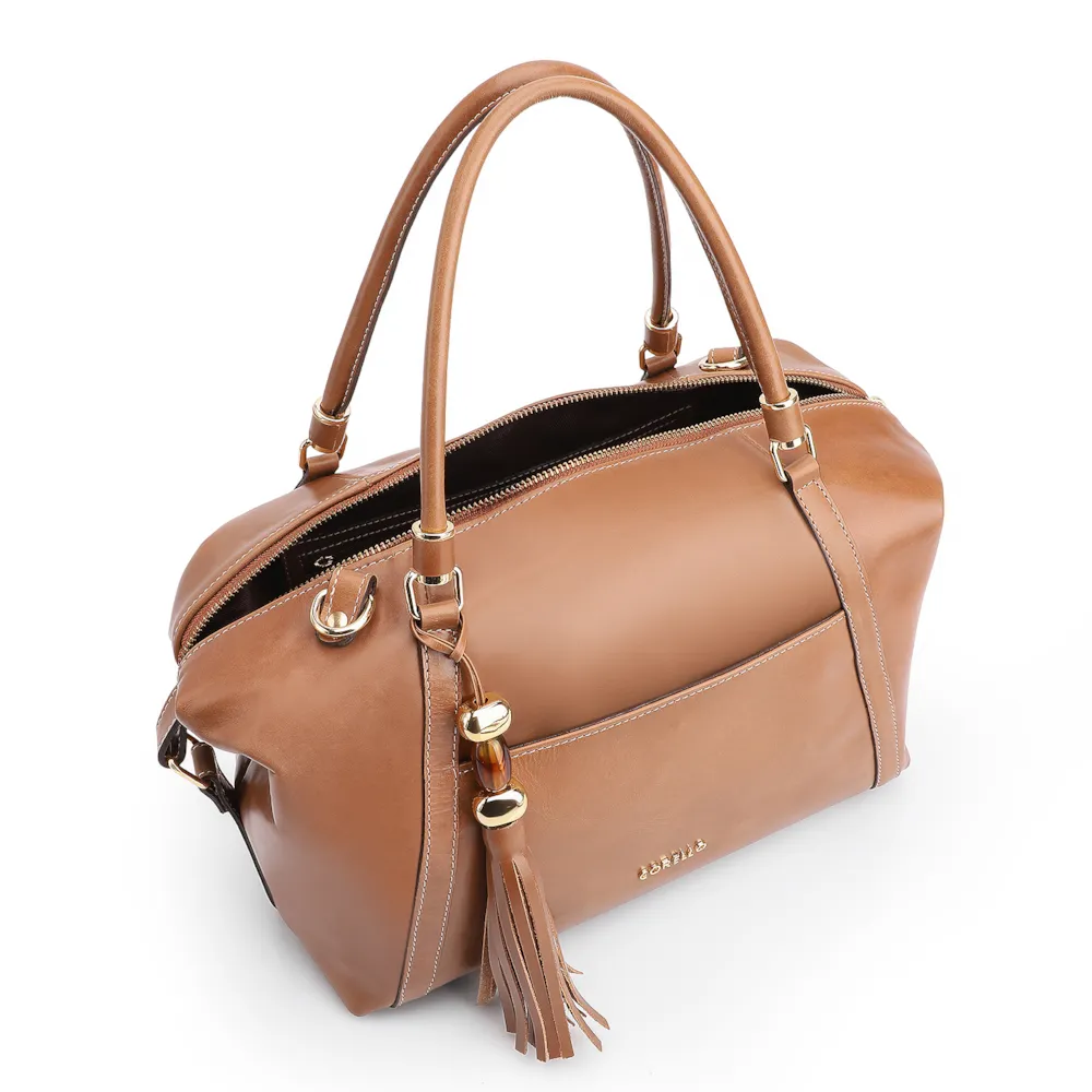 Bolsa Tote Couro Marrom - imagem 5