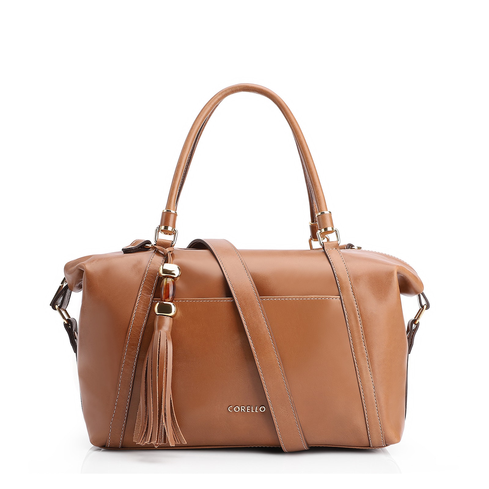 Bolsa Tote Couro Marrom