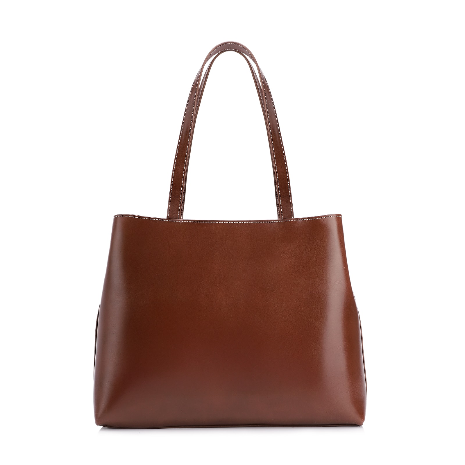 Bolsa Tote Couro Marrom