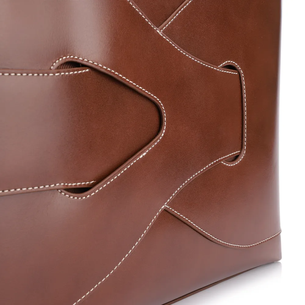 Bolsa Tote Couro Marrom - imagem 7