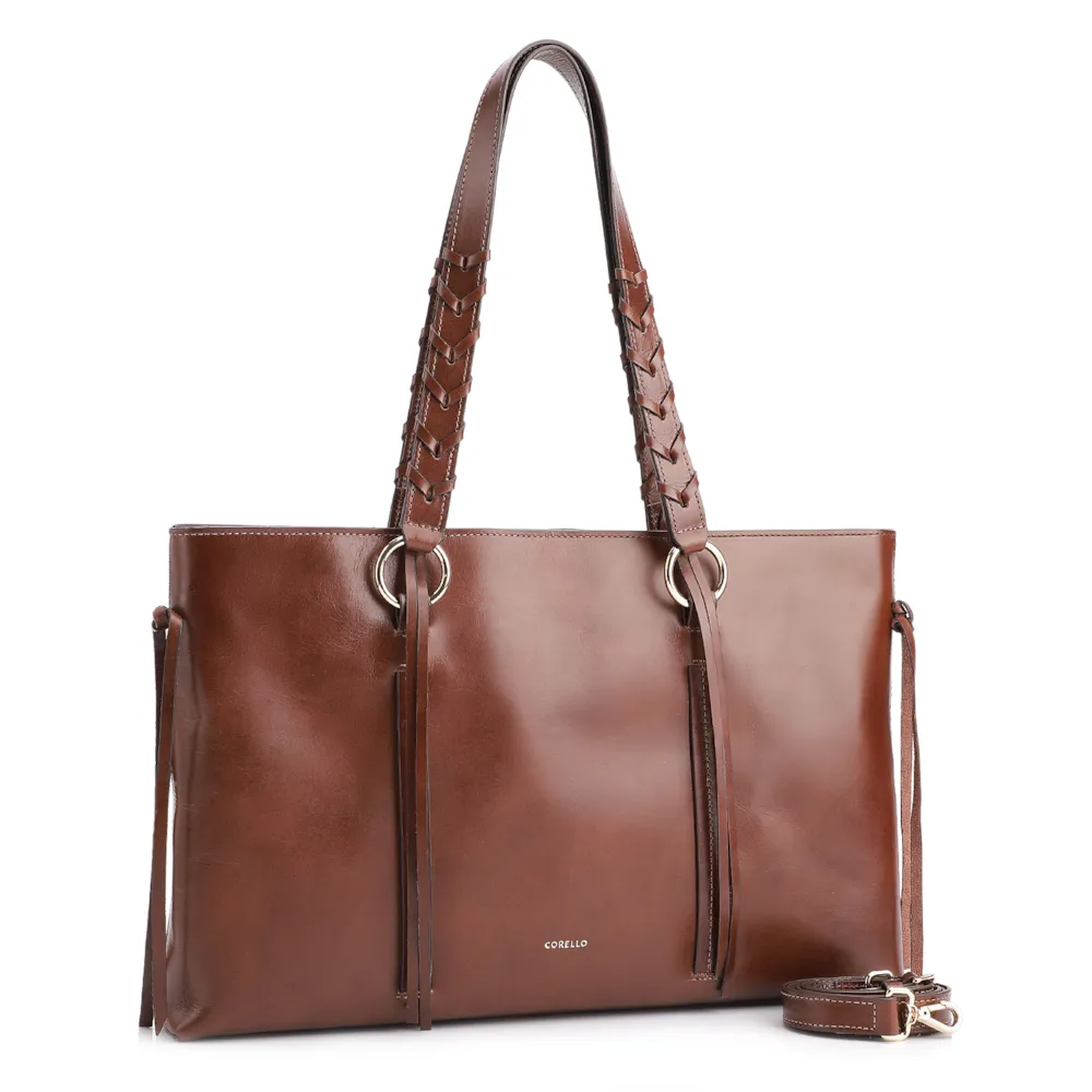 Bolsa Tote Couro Marrom - imagem 2