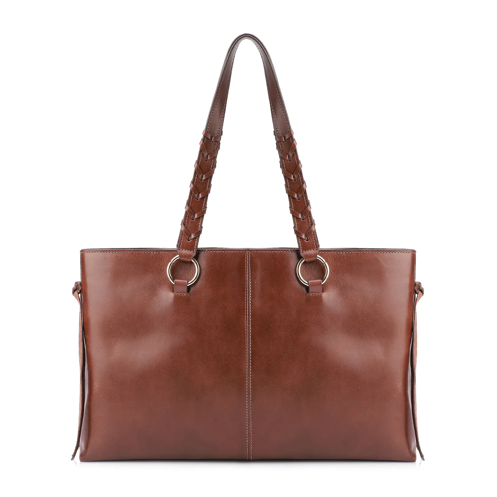 Bolsa Tote Couro Marrom