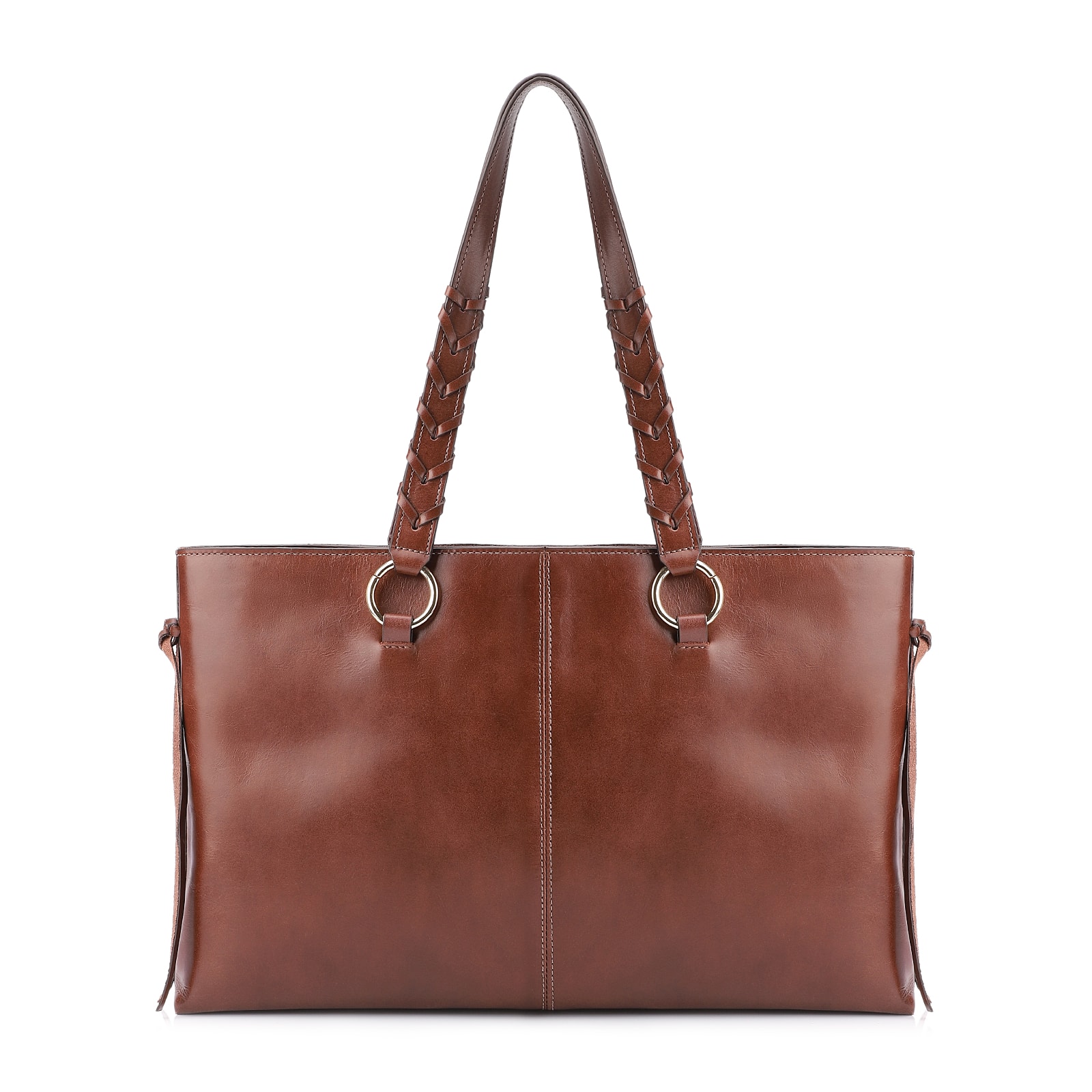 Bolsa Tote Couro Marrom