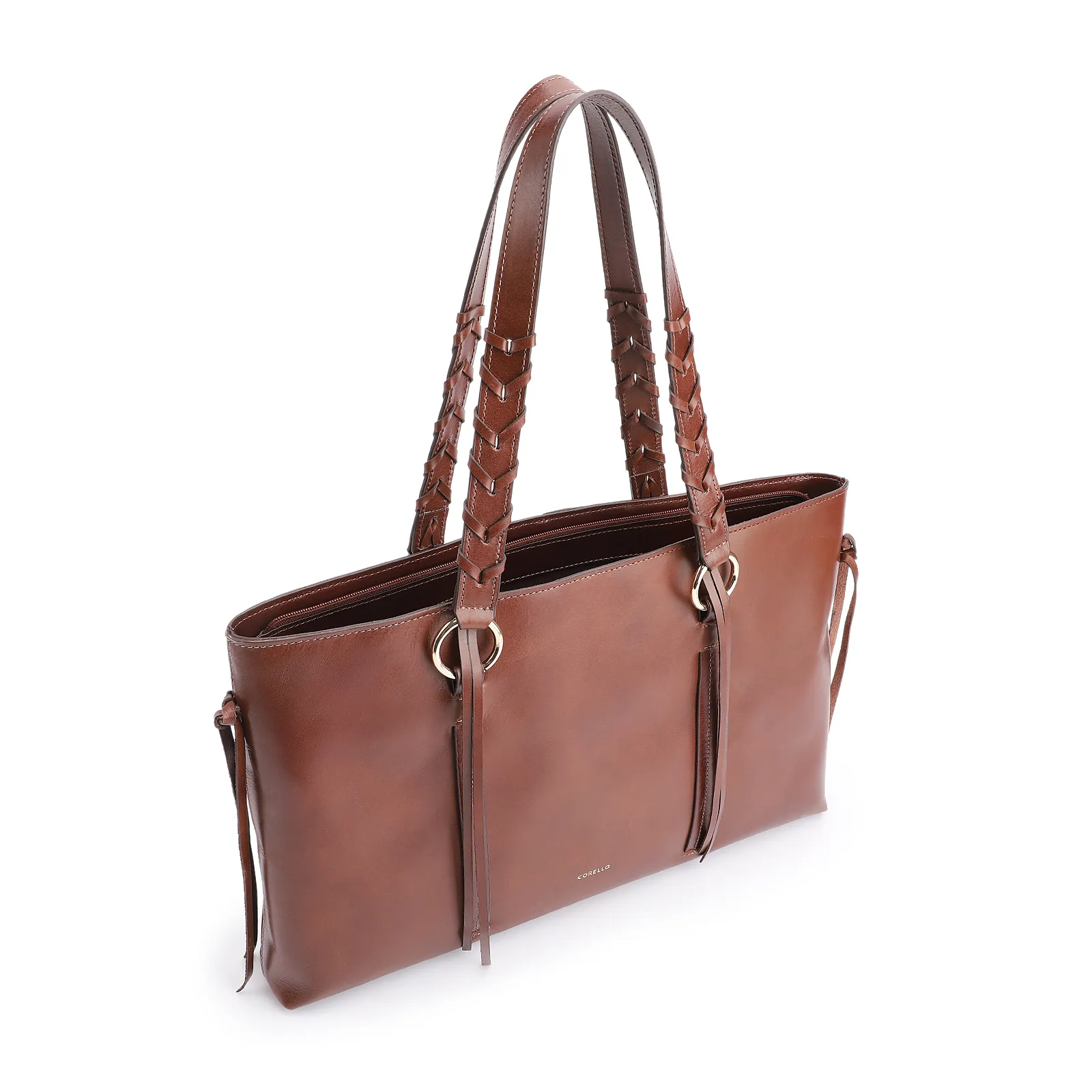 Bolsa Tote Couro Marrom