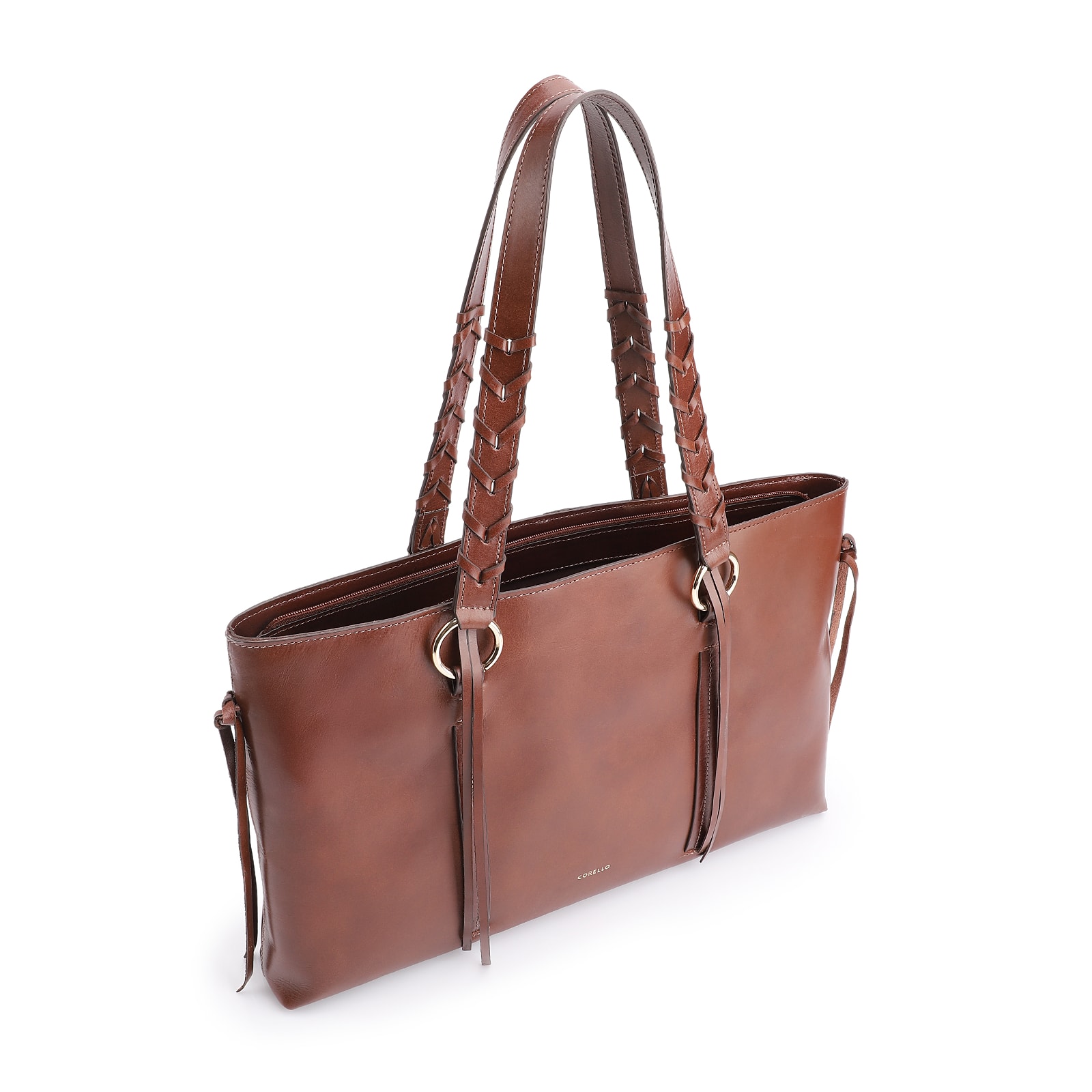 Bolsa Tote Couro Marrom