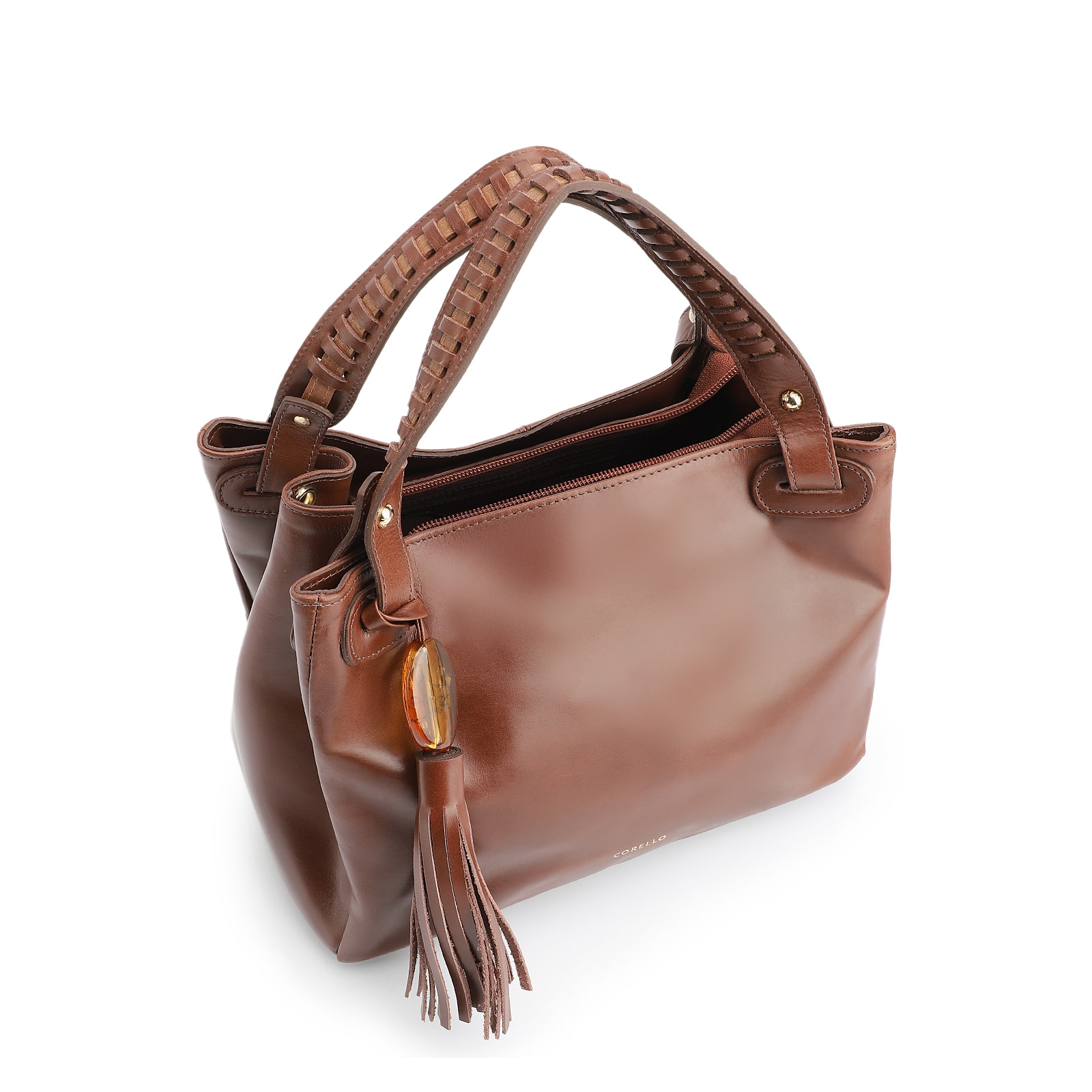 Bolsa Tote Couro Marrom