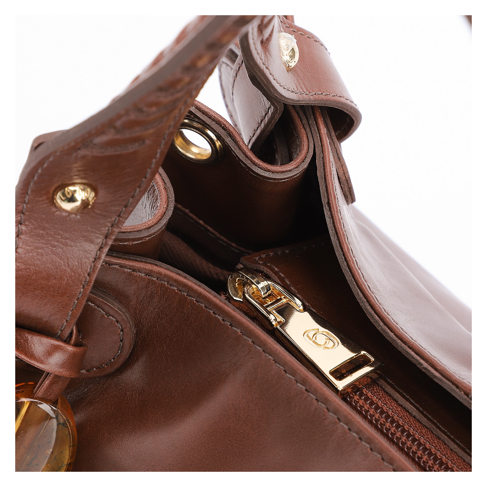 Bolsa Tote Couro Marrom