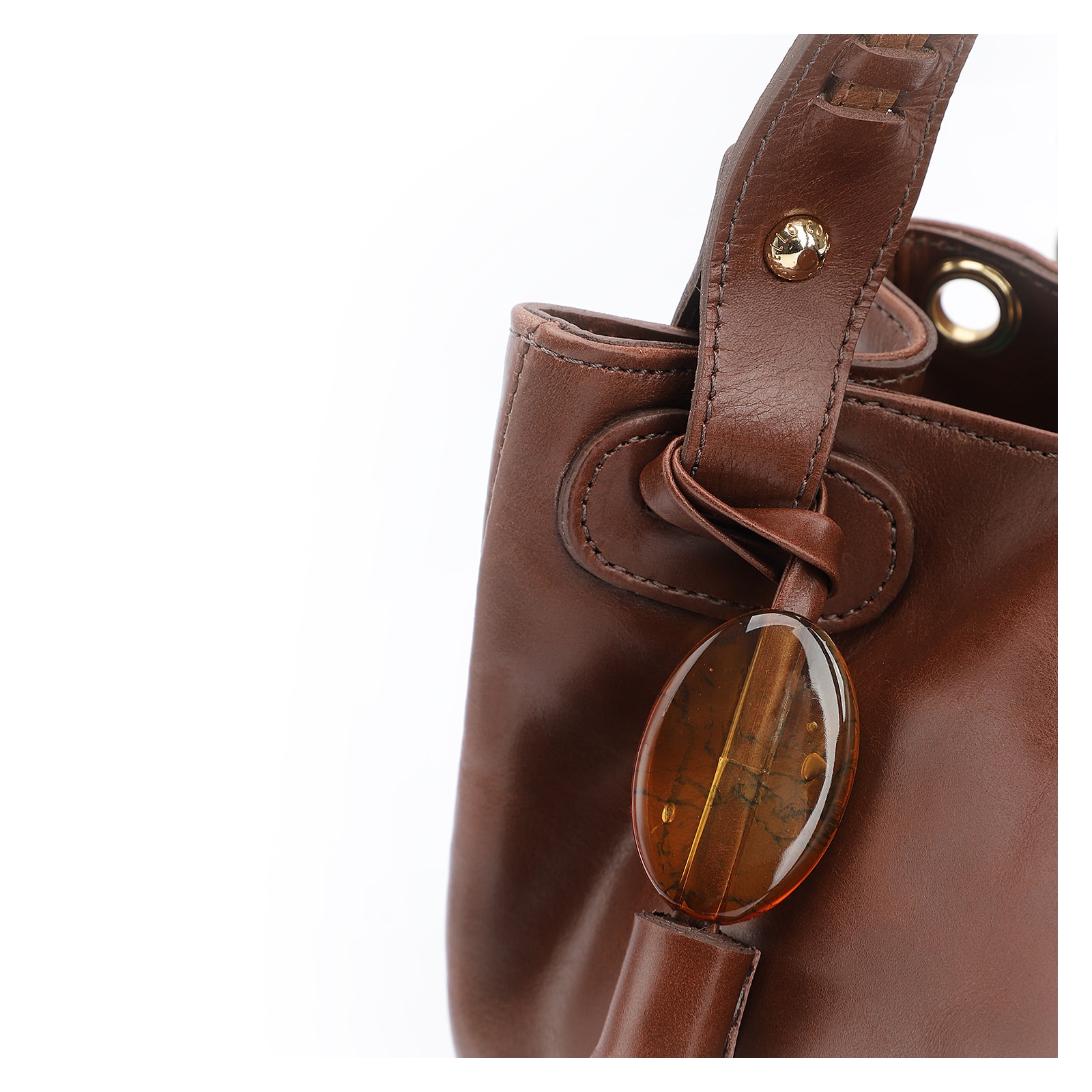 Bolsa Tote Couro Marrom