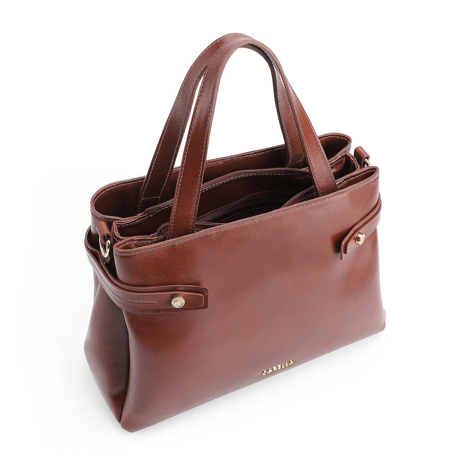 Bolsa Tote Couro Marrom