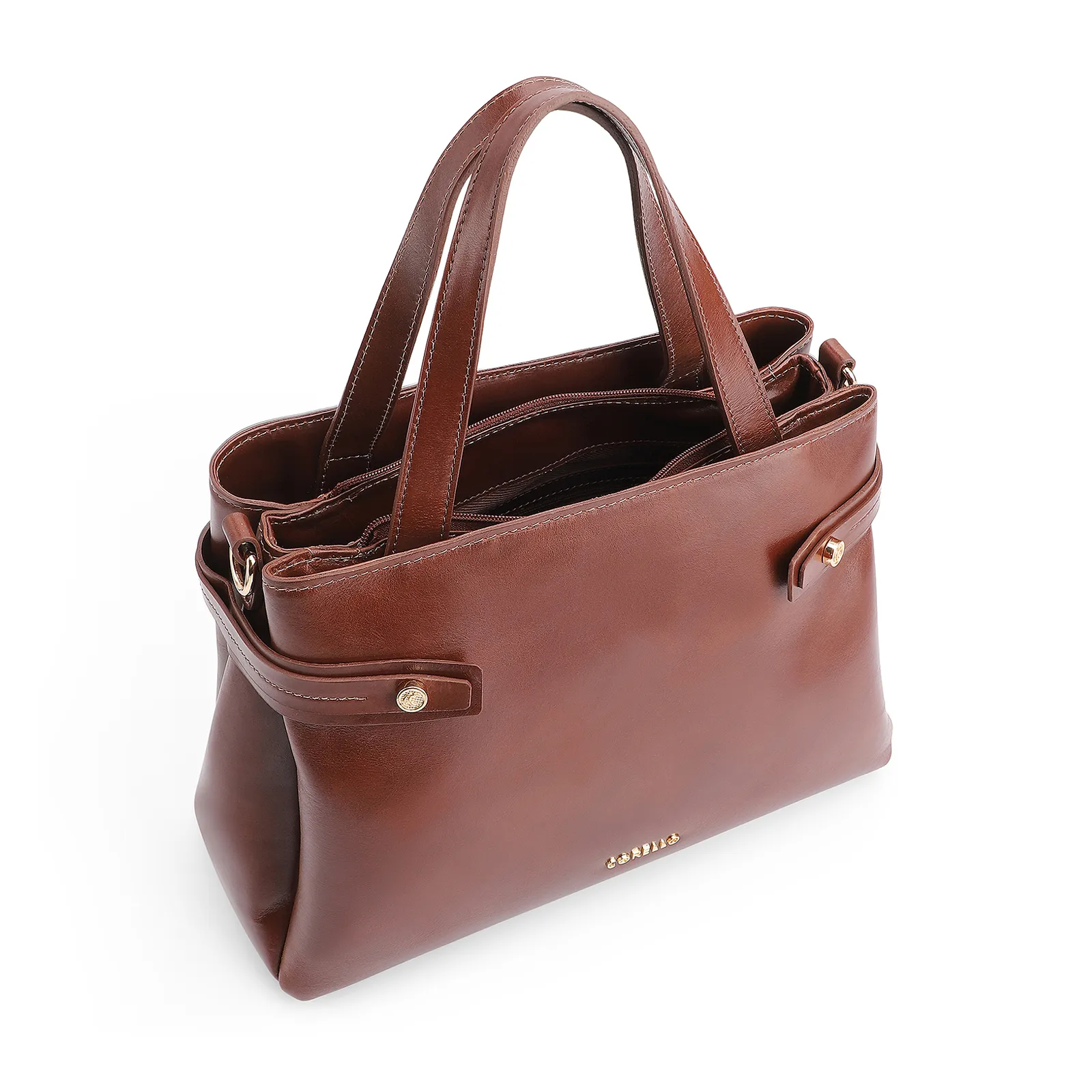 Bolsa Tote Couro Marrom