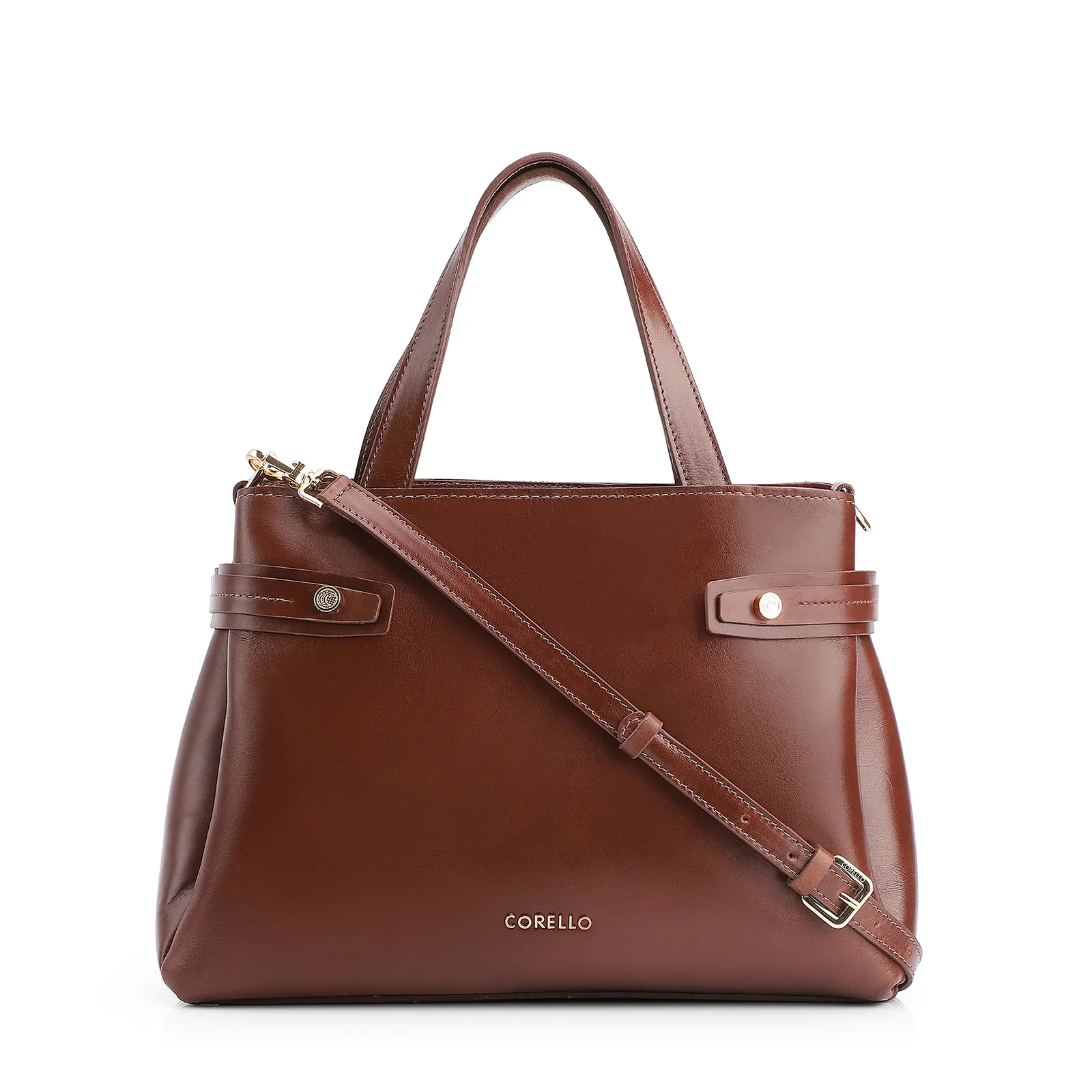 Bolsa Tote Couro Marrom