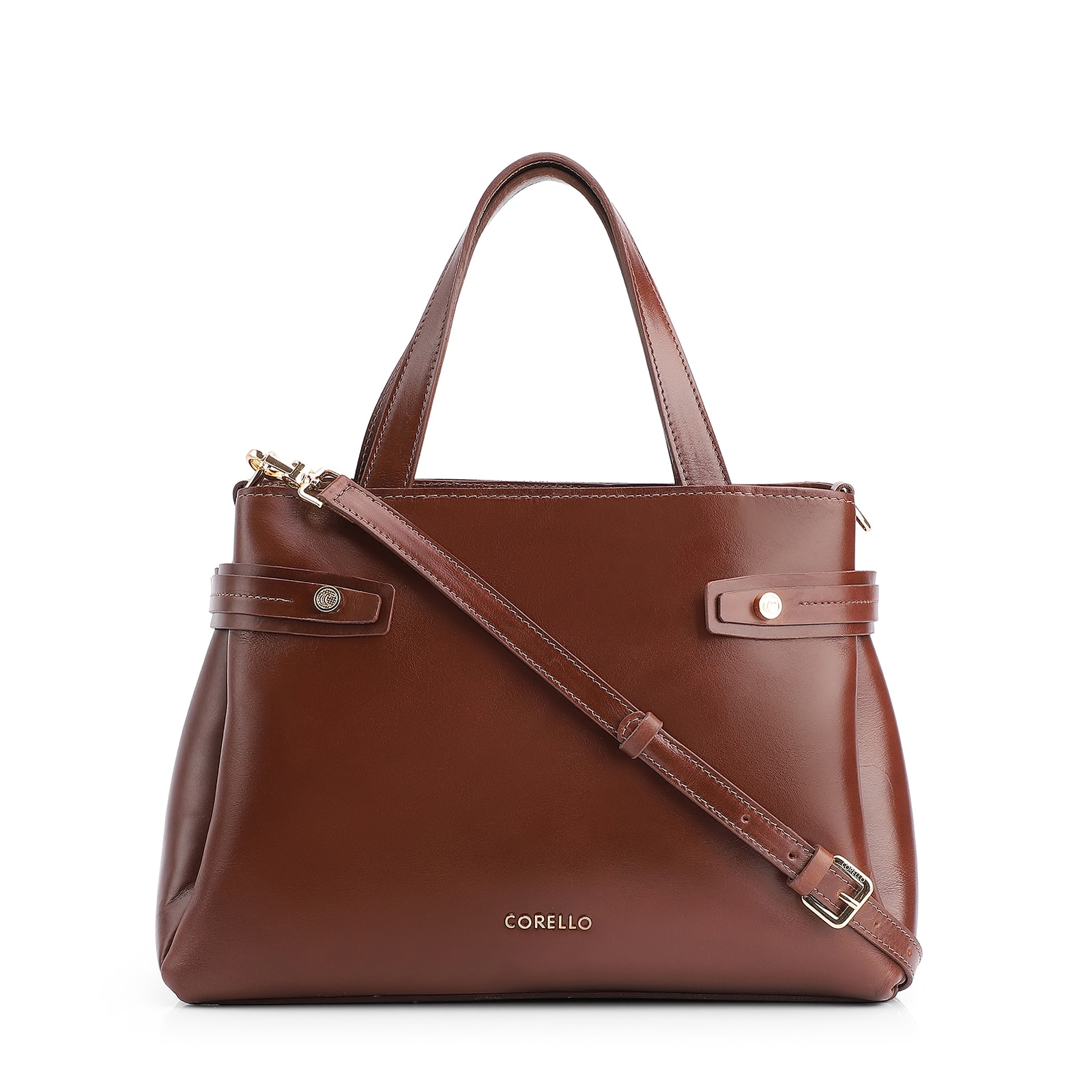 Bolsa Tote Couro Marrom