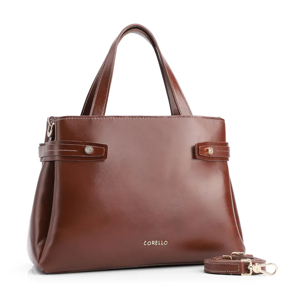 Bolsa Tote Couro Marrom - imagem 2